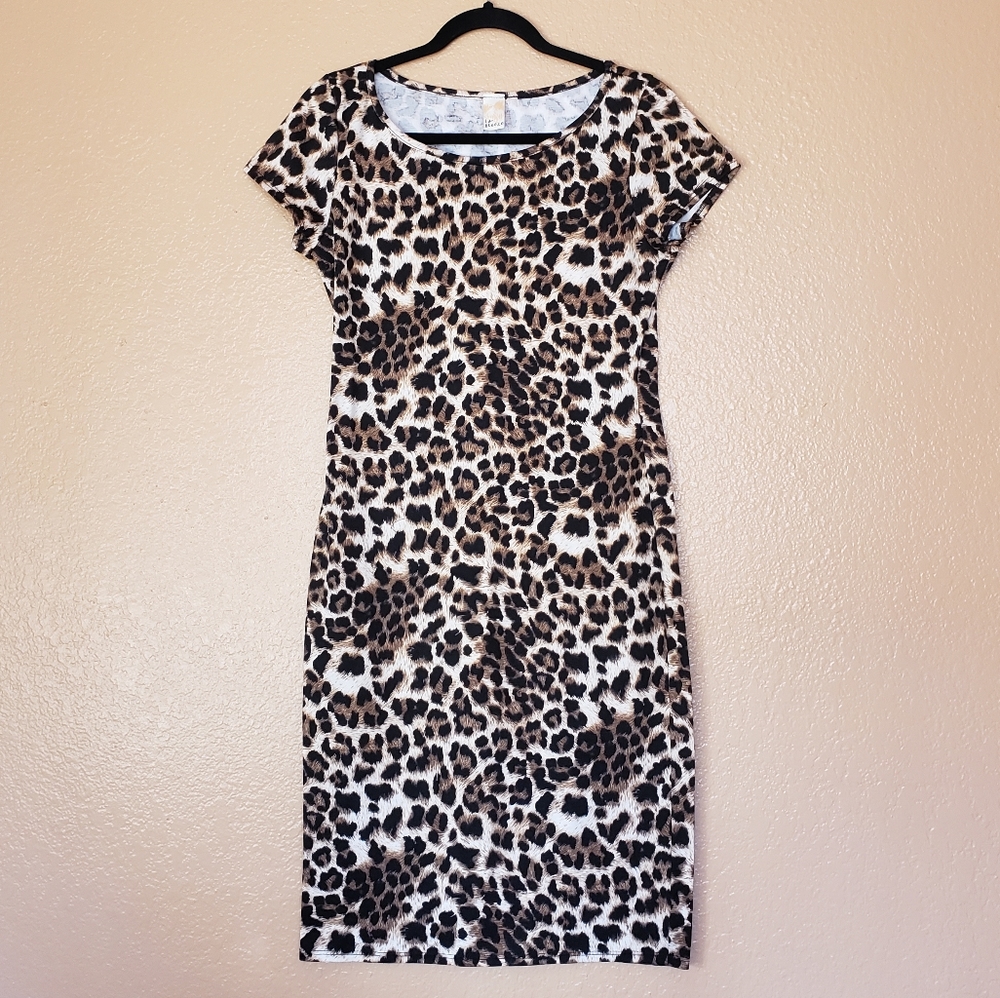 Leopard Print Bodycon Dress
